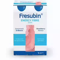 Fresubin Energy Fibre Trinknahrung Erdbeere | Astronautennahrung & Aufbaukost mit Vitaminen