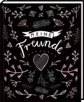 Freundebuch Handlettering Meine Freunde Einragbuchbuch 16,5 X 20 Cm, Alben & Geschenke für Ki