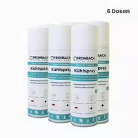 Frohbach Kühlspray 300 ml Transparent, 6 Stück 1800 ml
