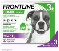 Frontline Spot On Hund l 20 40 kg 3 Pipetten