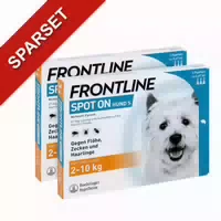 Frontline Spot On Gegen Zecken, Flöhe Und Haarlinge Für Hunde S 2 10 Kg 6 St Lösung