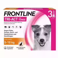Frontline Tri Act gegen Zecke, Floh und Fliegende Insekten bei Hunden 2 5kg
