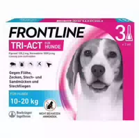 Frontline Tri Act gegen Zecke, Floh und Fliegende Insekten bei Hunden 2 5kg