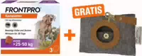 Frontpro 136 mg für Hunde 3 Kautabletten Gratis Hundebeutelspender 1 Stück