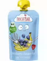 Fruchtbar Bio Quetschie Fruchtpüree Heidelbeere Banane Reis