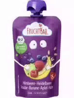 Fruchtbar Bio Quetschie Fruchtpüree Himbeere Banane Birne