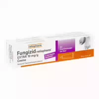 Fungizid Ratiopharm Extra bei Pilzerkrankungen Creme