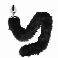 Furry Fantasy Schwarze Panther Analplug Mit Schwanz