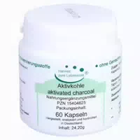 Aktivkohle Aktivated Charcoal Kapseln 60 st