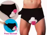 Gag Slip Mit Beweglichem Plüsch Penis