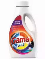 Gama 3 in 1 Colour & Dark Waschmittel Flüssig