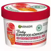 Garnier Erfrischende Körperpflege für Trockene Haut, Body Butter mit Wassermelone und Hyaluronsäure 380 ml