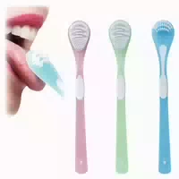3er Set Zungenreiniger Zungenschaber Zungenbürste für Erwach 1 st