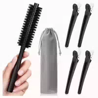 Kleine Runde Haarbürste 1,2 Zoll für Kurz Haar mit 4 Haarspa 1 st