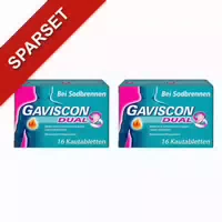 Gaviscon Dual Suspension Dual Kautabletten Mit Zweifachwirkung Gegen Sodbrennen