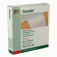 Gazin Kompressen 10x10cm 8fach Steril