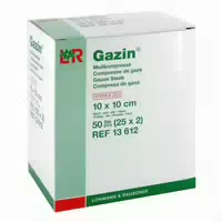 Gazin Kompressen 10x10cm 8fach Steril