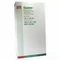 Gazin Kompressen 7,5x7,5cm 12fach Steril
