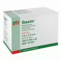 Gazin Kompressen 7,5x7,5cm 8fach Steril
