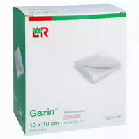 Gazin Mullkomp 10x10 cm Steril 8fach 25x2 st