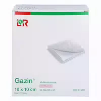 Gazin Mullkomp 10x10 cm Steril 8fach 5x2 st