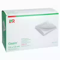 Gazin Mullkomp 7,5x7,5 cm Steril 8fach 50x2 st