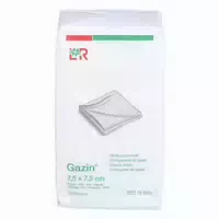 Gazin Mullkomp 7,5x7,5 cm Unsteril 8fach 100 st