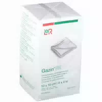 Gazin Mullkompresse 10 Cm X 10 Cm Unsteril 12 Lagig