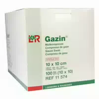 Gazin Mullkompresse 12fach 10x10cm Steril