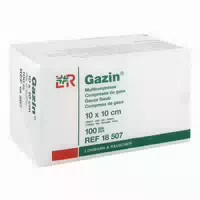 Gazin Mullkompressen 10x10 Cm Unsteril 12fach 100 St