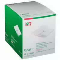 Gazin Schlitzkompresse 10 cm X 10 cm Steril 8 Lagig