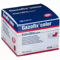 Gazofix Color Fixierbinde Kohäsiv 6 Cmx20 m Pink