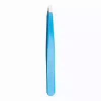 Nippes Solingen Kosmetikpinzette Gerade Spitze, Blau 1 st