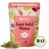 Pregnivital Ganz Bald Mama Bio Schwangerschaftstee mit Himbeerblättern Ab 39 Woche