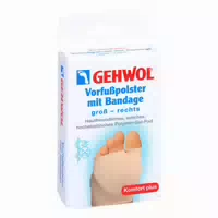 Gehwol Vorfusspolster mit Bandage Rechts Gross