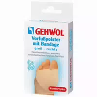 Gehwol Vorfusspolster Mit Bandage Rechts Mittel