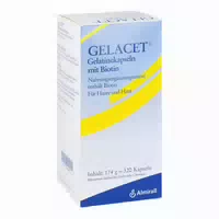 Gelacet Nahrungsergänzungsmittel M Biotin Für Haut Und Haar