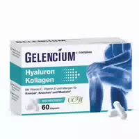 Gelencium Hyaluron Kollagen Hochdosiert mit Vitamin C Kapseln
