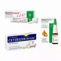 Gelositin Nasenpflege Gelorevoice Cetirizintabletten