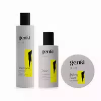 Genki Haircare Hair Growth Routine Set Mit 5 Ala Set Bestehend Aus Shampoo, Tonic Und Styling Paste