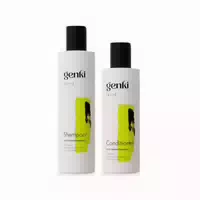 Genki Haircare Strengthening Shampoo Und Conditioner Routine Set Mit 5 Ala
