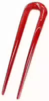 George Michael Haarnadel 11,5 cm Rot Lang