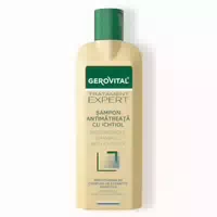 Gerovital Anti Schuppen Shampoo mit Ichthyol für Irritierte Kopfhaut, 250 ml