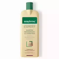 Gerovital Regenerierendes Keratin Shampoo für Strapaziertes, Geschädigtes Haar, 250 ml