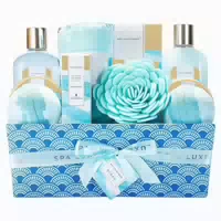 Geschenkset 12tlg Meeresduft Massageöl Badebomben Duschgel O 1 st