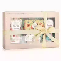 Geschenkset Duftkerze Handcreme Fußcreme Pfingstrose Damen A 1 st