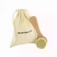 Gesichtsmassagebürste – Primabiotic Bürste Aus Eichenholz & Ziegenhaar