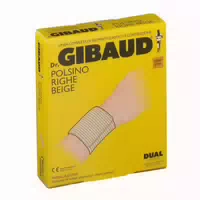 Gestreifter Gibaud Manschettenbund Farbe Beige Größe 6 cm Größe 1 Gibaud