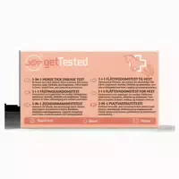 Gettested 3 in 1 Pferde Zeckenkrankheiten Test