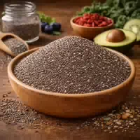 Chia Samen, Vielseitige Samen für Müsli Smoothies Pudding und Kreative Küche Chia Seeds Beutel